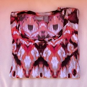 Chico’s Coral Blouse. Size 2
